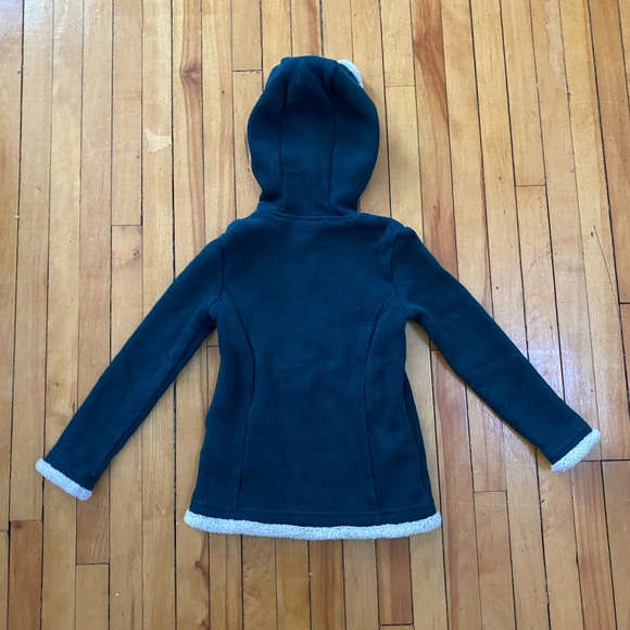 KÜHL Kids Sherpa-Lined Fleece Jacket Hoodie XS (5–6) Teal Green - Picture 2 of 12